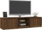 vidaXL - Tv-meubel - 140x40x35,5 - cm - bewerkt - hout - bruin - eikenkleur