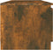vidaXL - Tv-meubel - 140x40x35,5 - cm - bewerkt - hout - gerookt - eikenkleurig