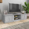 vidaXL - Tv-meubel - 140x40x35,5 - cm - bewerkt - hout - grijs - sonoma - eikenkleurig