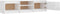 vidaXL - Tv-meubel - 140x40x35,5 - cm - bewerkt - hout - hoogglans - wit