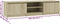 vidaXL - Tv-meubel - 140x40x35,5 - cm - bewerkt - hout - sonoma - eikenkleurig