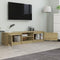 vidaXL - Tv-meubel - 140x40x35,5 - cm - bewerkt - hout - sonoma - eikenkleurig