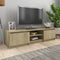 vidaXL - Tv-meubel - 140x40x35,5 - cm - bewerkt - hout - sonoma - eikenkleurig