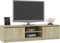 vidaXL - Tv-meubel - 140x40x35,5 - cm - bewerkt - hout - sonoma - eikenkleurig