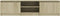 vidaXL - Tv-meubel - 140x40x35,5 - cm - bewerkt - hout - sonoma - eikenkleurig