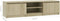 vidaXL - Tv-meubel - 140x40x35,5 - cm - bewerkt - hout - sonoma - eikenkleurig