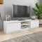 vidaXL - Tv-meubel - 140x40x35,5 - cm - bewerkt - hout - wit