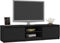 vidaXL - Tv-meubel - 140x40x35,5 - cm - bewerkt - hout - zwart