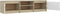 vidaXL - Tv-meubel - 140x40x35,5cm - bewerkt - hout - wit - en - sonoma - eikenkleurig