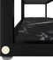 vidaXL - Tv-meubel - 140x40x40,5 - cm - gehard - glas - zwartmarmerkleurig