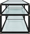 vidaXL - Tv-meubel - 140x40x40,5 - cm - gehard - glas - witmarmerkleurig
