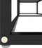vidaXL - Tv-meubel - 140x40x40,5 - cm - gehard - glas - zwartmarmerkleurig