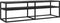 vidaXL - Tv-meubel - 140x40x40,5 - cm - gehard - glas - zwartmarmerkleurig