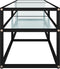 vidaXL - Tv-meubel - 140x40x40,5 - cm - gehard - glas - witmarmerkleurig