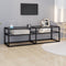 vidaXL - Tv-meubel - 140x40x40,5 - cm - gehard - glas - transparant