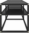 vidaXL - Tv-meubel - 140x40x40,5 - cm - gehard - glas - zwart