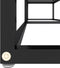 vidaXL - Tv-meubel - 140x40x40,5 - cm - gehard - glas - zwart