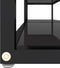 vidaXL - Tv-meubel - 140x40x40,5 - cm - gehard - glas - zwart