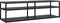 vidaXL - Tv-meubel - 140x40x40,5 - cm - gehard - glas - zwart