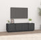 vidaXL - Tv-meubel - 140x40x40 - cm - massief - grenenhout - grijs