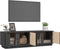 vidaXL - Tv-meubel - 140x40x40 - cm - massief - grenenhout - grijs