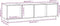 vidaXL - Tv-meubel - 140x40x40 - cm - massief - grenenhout - honingbruin