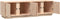 vidaXL - Tv-meubel - 140x40x40 - cm - massief - grenenhout
