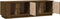 vidaXL - Tv-meubel - 140x40x40 - cm - massief - grenenhout - honingbruin