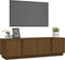 vidaXL - Tv-meubel - 140x40x40 - cm - massief - grenenhout - honingbruin