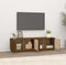 vidaXL - Tv-meubel - 140x40x40 - cm - massief - grenenhout - honingbruin