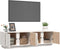vidaXL - Tv-meubel - 140x40x40 - cm - massief - grenenhout - wit