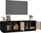 vidaXL - Tv-meubel - 140x40x40 - cm - massief - grenenhout - zwart