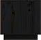 vidaXL - Tv-meubel - 140x40x40 - cm - massief - grenenhout - zwart
