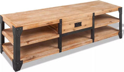 vidaXL - Tv-meubel - 140x40x45 - cm - massief - acaciahout