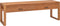 vidaXL - Tv-meubel - 140x40x45 - cm - teakhout