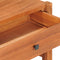 vidaXL - Tv-meubel - 140x40x45 - cm - teakhout