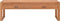 vidaXL - Tv-meubel - 140x40x45 - cm - teakhout