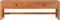 vidaXL - Tv-meubel - 140x40x45 - cm - teakhout