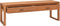 vidaXL - Tv-meubel - 140x40x45 - cm - teakhout