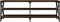 vidaXL - Tv-meubel - 140x40x50 - cm - bewerkt - hout - bruin - eikenkleur