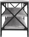 vidaXL - Tv-meubel - 140x40x50 - cm - bewerkt - hout - grijs - sonoma - eikenkleurig