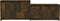 vidaXL - Tv-meubel - 146,5x35x50 - cm - bewerkt - hout - gerookt - eikenkleurig