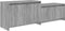 vidaXL - Tv-meubel - 146,5x35x50 - cm - bewerkt - hout - grijs - sonoma - eikenkleurig