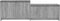 vidaXL - Tv-meubel - 146,5x35x50 - cm - bewerkt - hout - grijs - sonoma - eikenkleurig