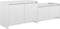 vidaXL - Tv-meubel - 146,5x35x50 - cm - bewerkt - hout - hoogglans - wit