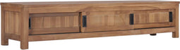 vidaXL - Tv-meubel - 150x30x30 - cm - massief - teakhout
