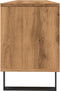 vidaXL - Tv-meubel - 150x30x44,5 - cm - bewerkt - hout - artisanaal - eikenkleur