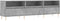 vidaXL - Tv-meubel - 150x30x44,5 - cm - bewerkt - hout - betongrijs