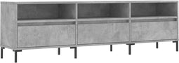 vidaXL - Tv-meubel - 150x30x44,5 - cm - bewerkt - hout - betongrijs
