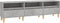 vidaXL - Tv-meubel - 150x30x44,5 - cm - bewerkt - hout - betongrijs